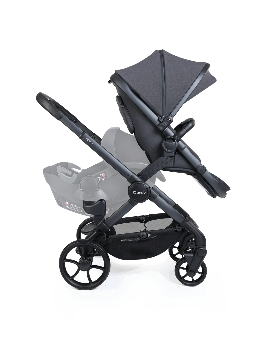 iCandy Peach 8 Double Complete Bundle - Grey