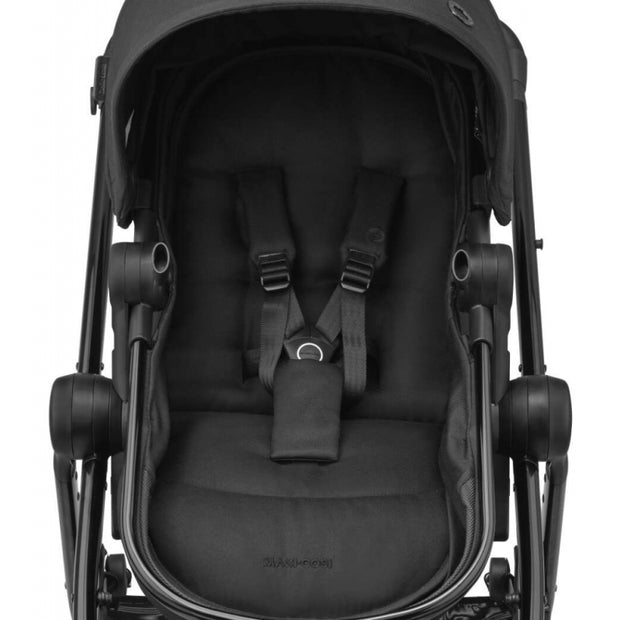 Maxi Cosi Zelia Luxe Cabriofix i-Size Travel System-Twillic Black