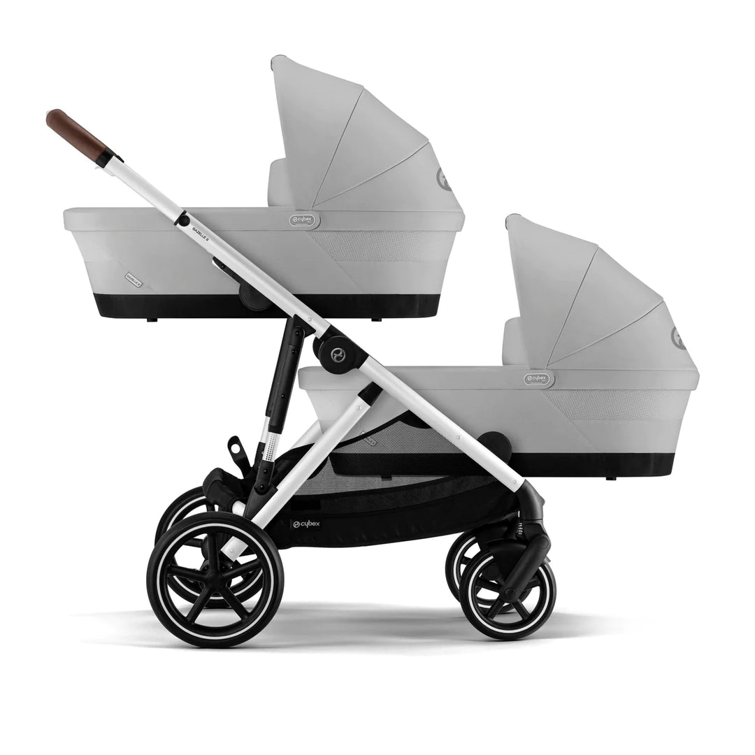 Cybex Gazelle Twin Pushchair - Lava Grey/Silver (2023)