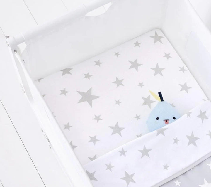 Snuz 2 Pack Crib Fitted Sheets - Stars