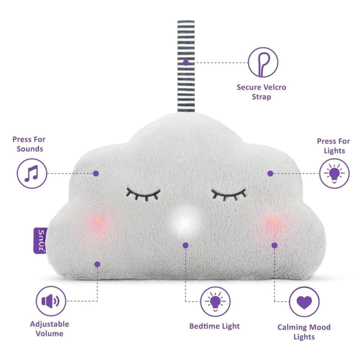 SnuzCloud Baby Sleep Aid - Grey