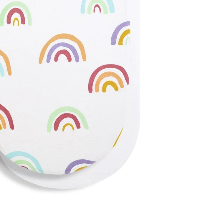 Snuz 2 Pack Moses Basket/Pram Fitted Sheets - Rainbow