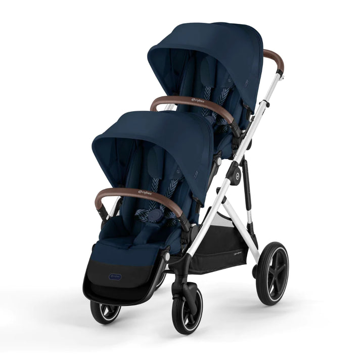 Cybex Gazelle Twin Pushchair | Ocean Blue/Silver | 2023