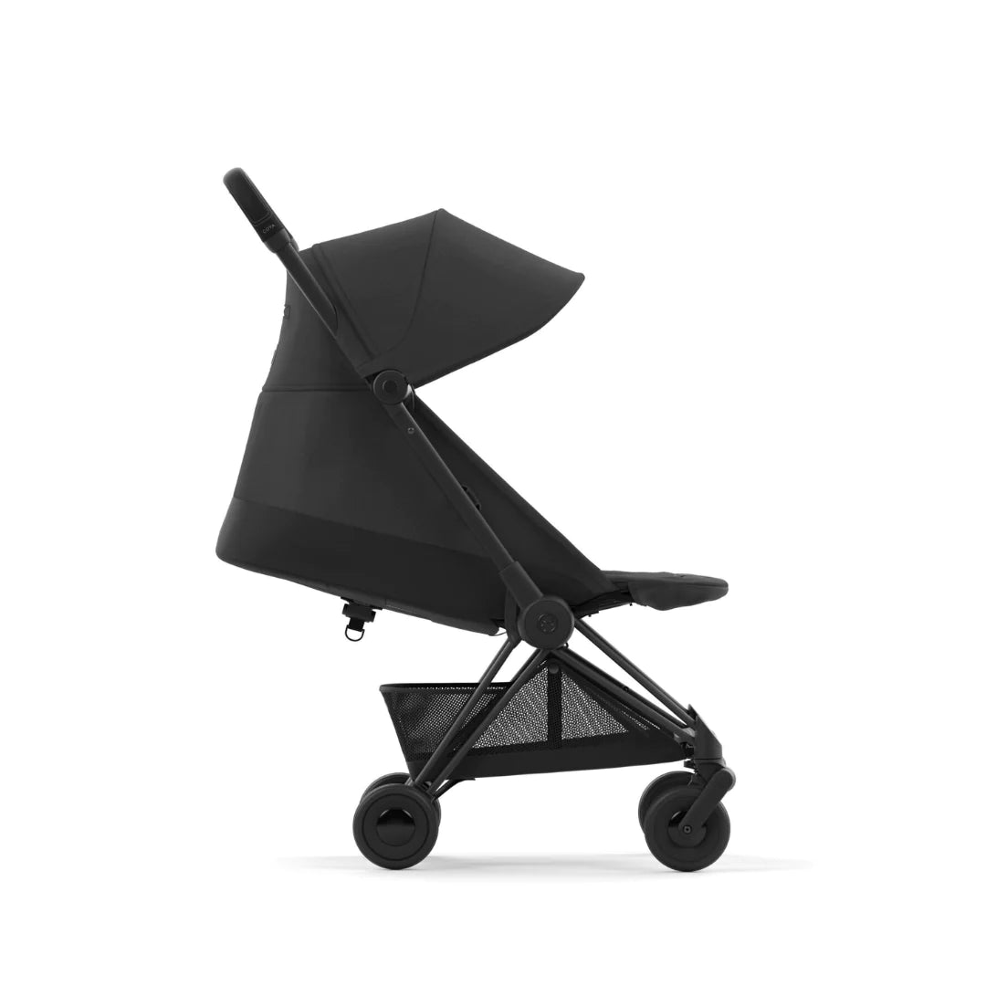 Cybex Coya Platinum Compact Stroller - Sepia Black on Matt Black