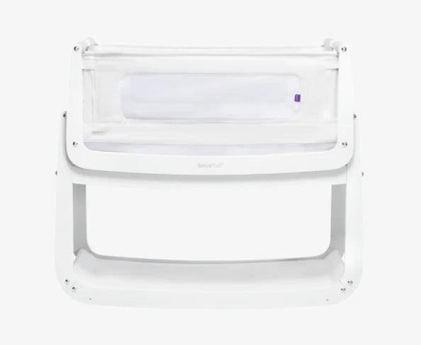 SnuzPod4 Bedside Crib Starter Bundle - White (White Sheets)