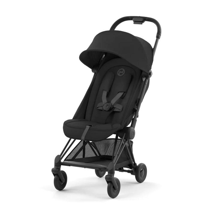 Cybex Coya Platinum Compact Stroller - Sepia Black on Matt Black