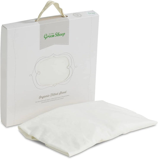 The Little Green Sheep Organic Crib Jersey fitted Sheet | 35-45x80-90cm