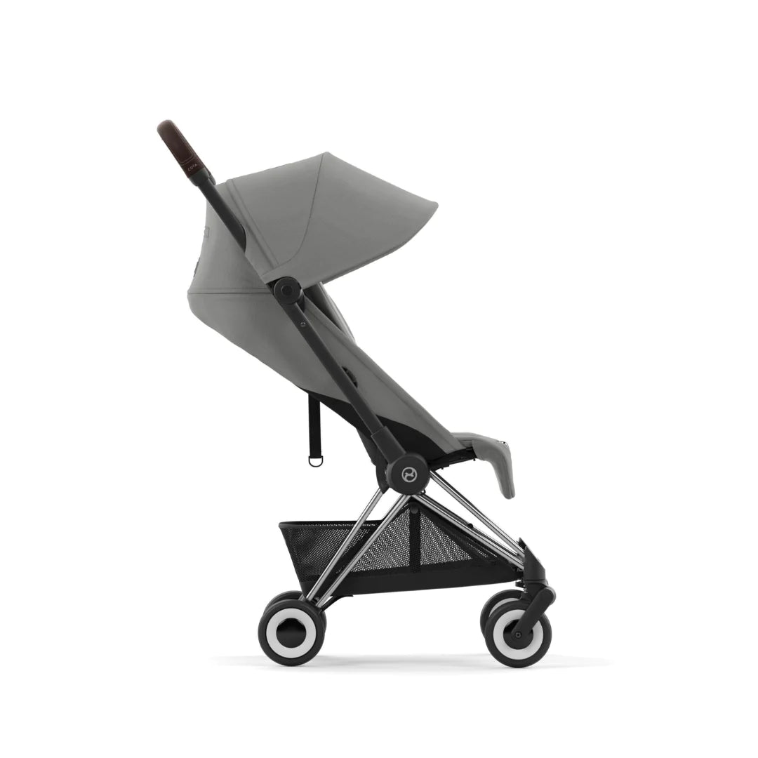 Cybex Coya Platinum Compact Stroller - Mirage Grey on Chrome