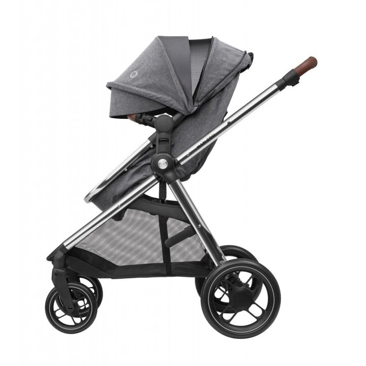 Maxi Cosi Zelia Luxe Cabriofix i-Size Travel System-Twillic Grey