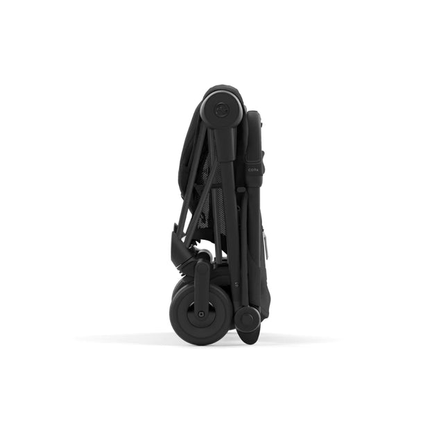 Cybex Coya Platinum Compact Stroller - Sepia Black on Matt Black