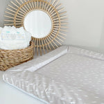 Bobbin & Bumble Standard Changing Mat - Greige Dash Neutral Print