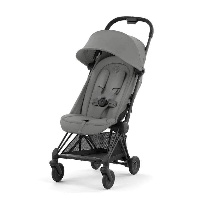 Cybex Coya Platinum Compact Stroller - Mirage Grey on Matt Black