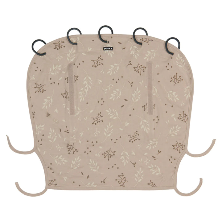 Dooky Universal Sun Shade | Romantic Leaves Beige