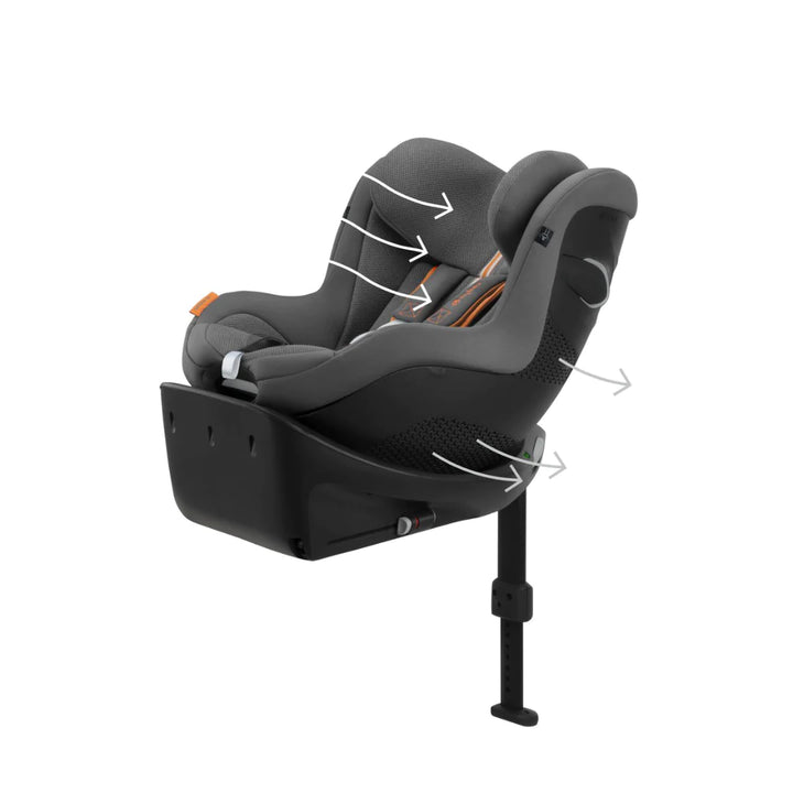 Cybex Sirona Gi Plus i-Size Car Seat | Lava Grey