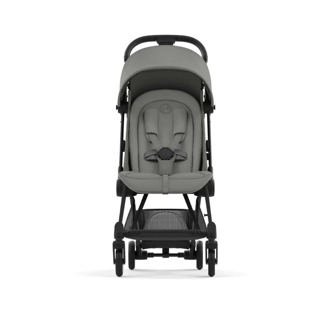 Cybex Coya Platinum Compact Stroller - Mirage Grey on Matt Black