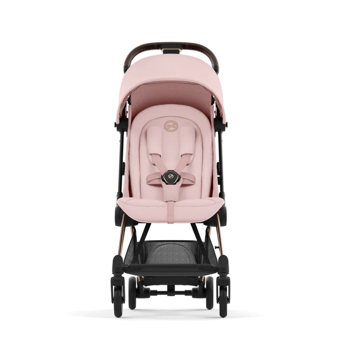 Cybex Coya Platinum Compact Stroller - Peach Pink on Rose Gold