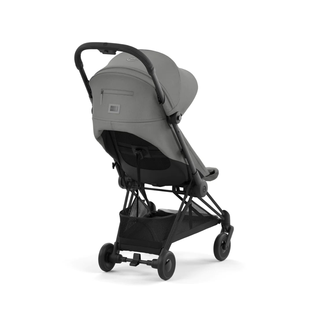 Cybex Coya Platinum Compact Stroller - Mirage Grey on Matt Black