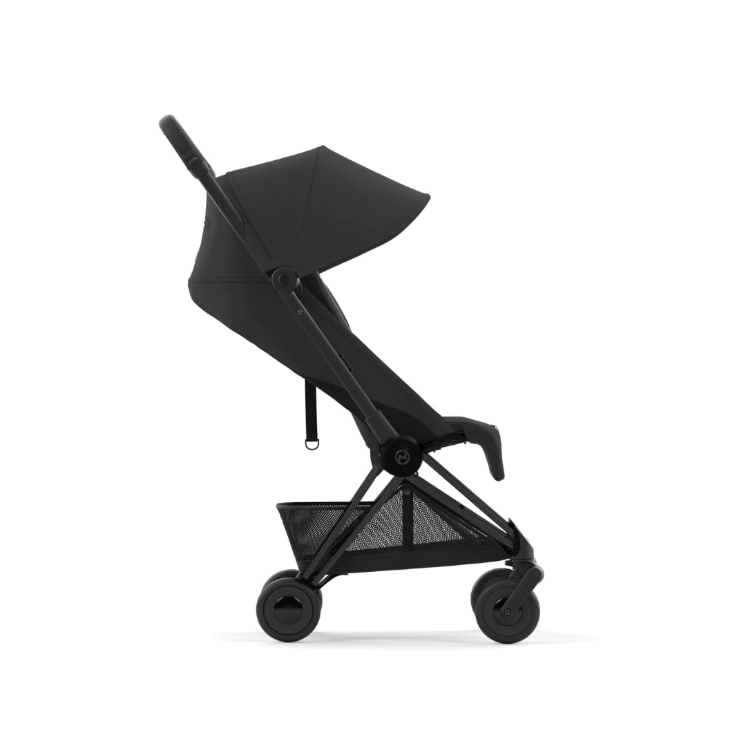 Cybex Coya Platinum Compact Stroller - Sepia Black on Matt Black