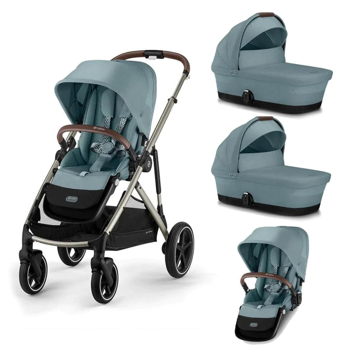 Cybex Gazelle Twin Pushchair | Sky Blue/Taupe | 2023