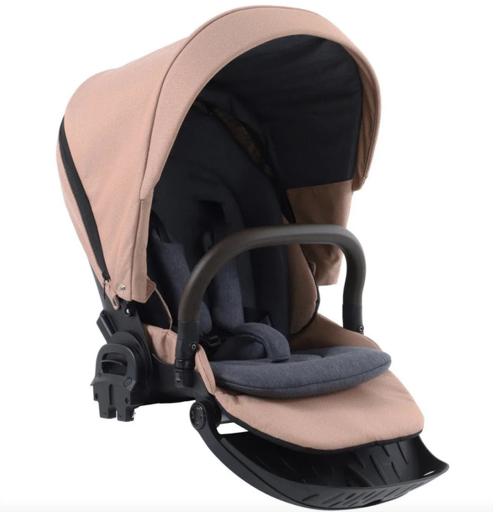 EX DISPLAY BabyStyle Prestige Vogue Pushchair - Coral / Gold Frame / Brown Leather