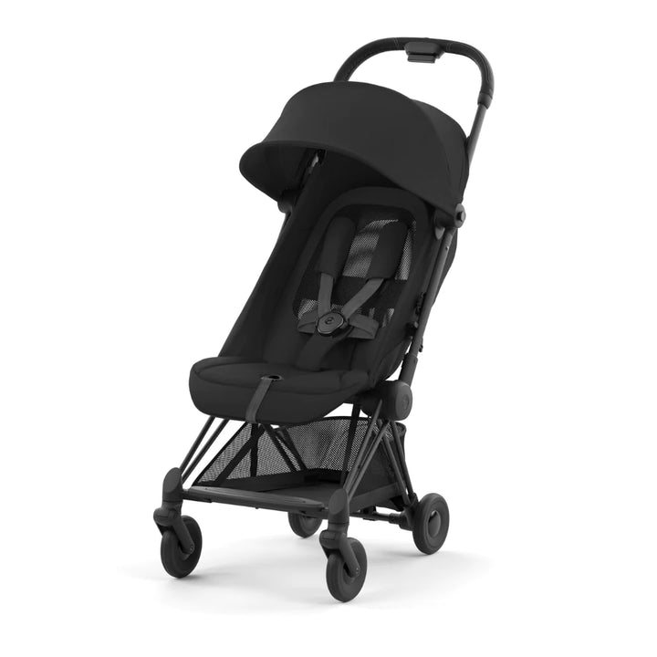 Cybex Coya Platinum Compact Stroller - Sepia Black on Matt Black