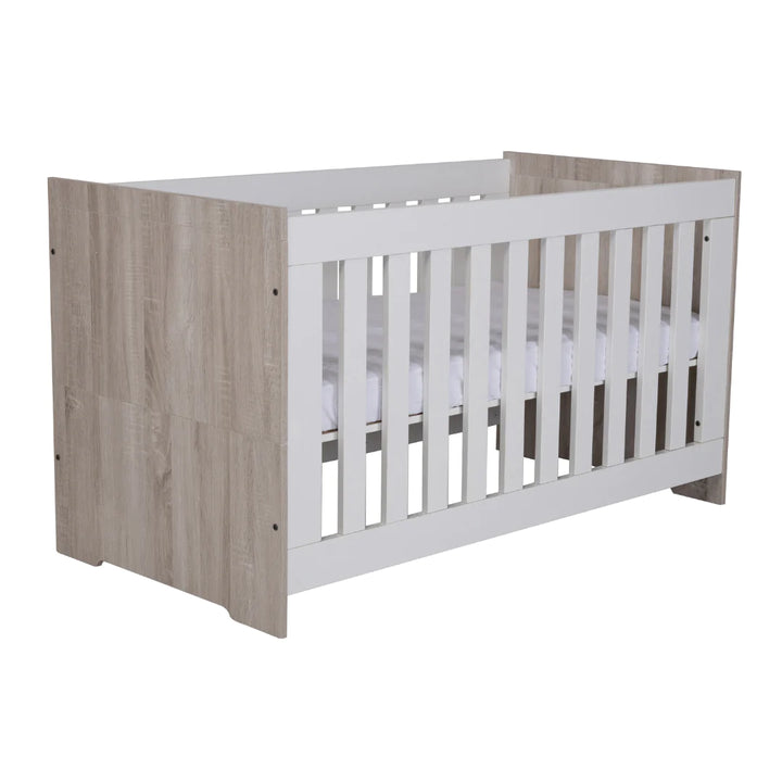 Babystyle Verona 3 Piece Nursery Set - White/Ash