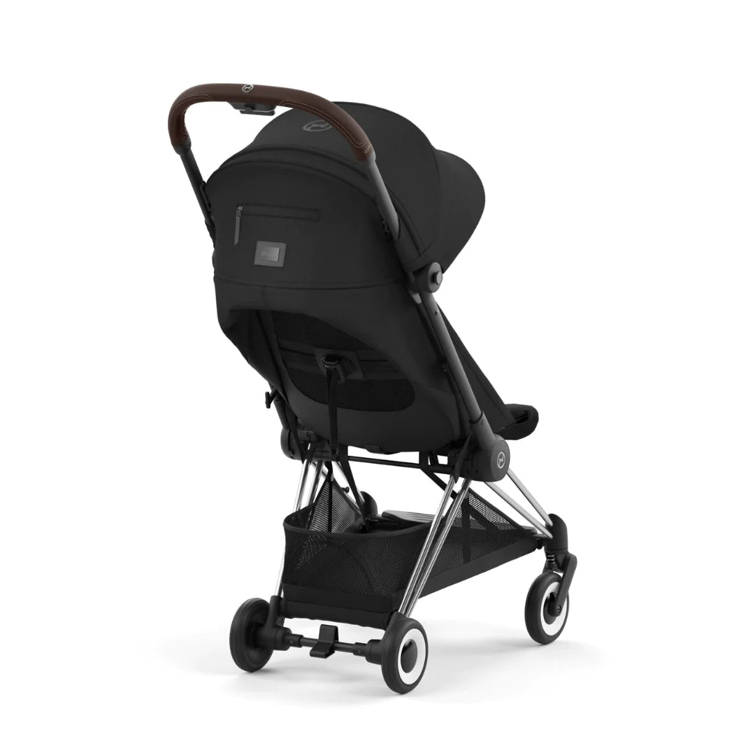 Cybex Coya Platinum Compact Stroller - Sepia Black on Chrome