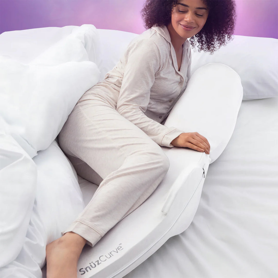 SnuzCurve Pregnancy Pillow - White