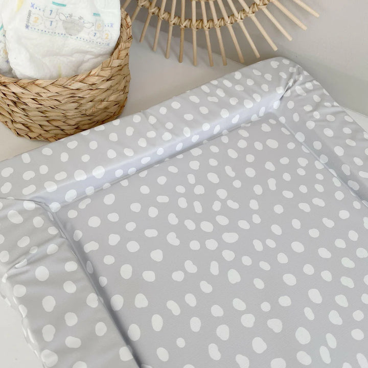 Bobbin & Bumble Standard Changing Mat – Grey Spots Print