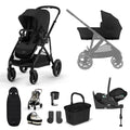 Cybex Gazelle Luxury Bundle with Cloud T Car Seat - Moon Black