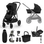 Cybex Gazelle Luxury Bundle with Cloud T Car Seat - Moon Black