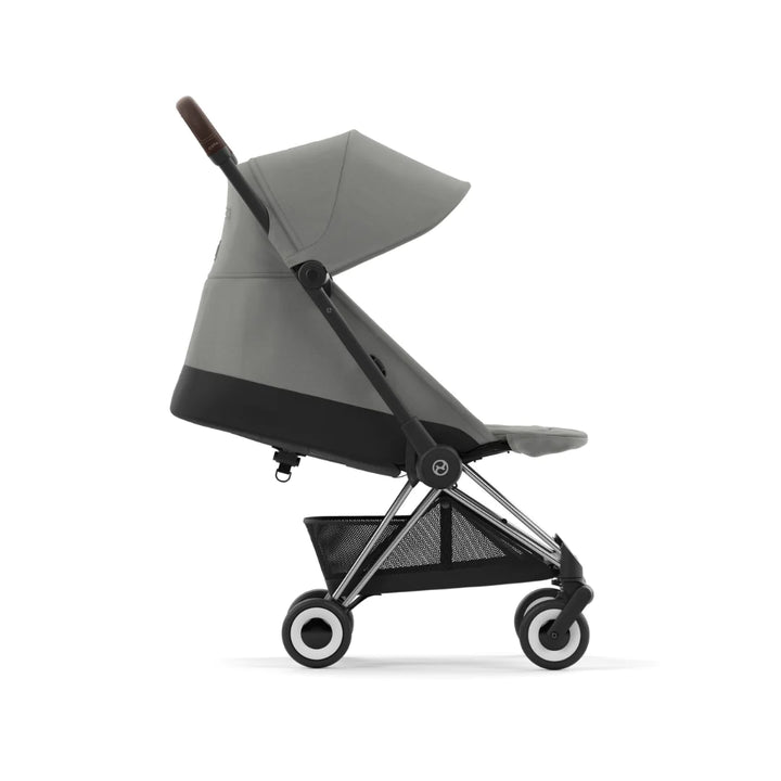 Cybex Coya Platinum Compact Stroller - Mirage Grey on Chrome