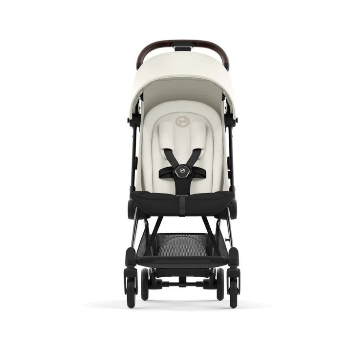 Cybex Coya Platinum Compact Stroller - Off White on Chrome