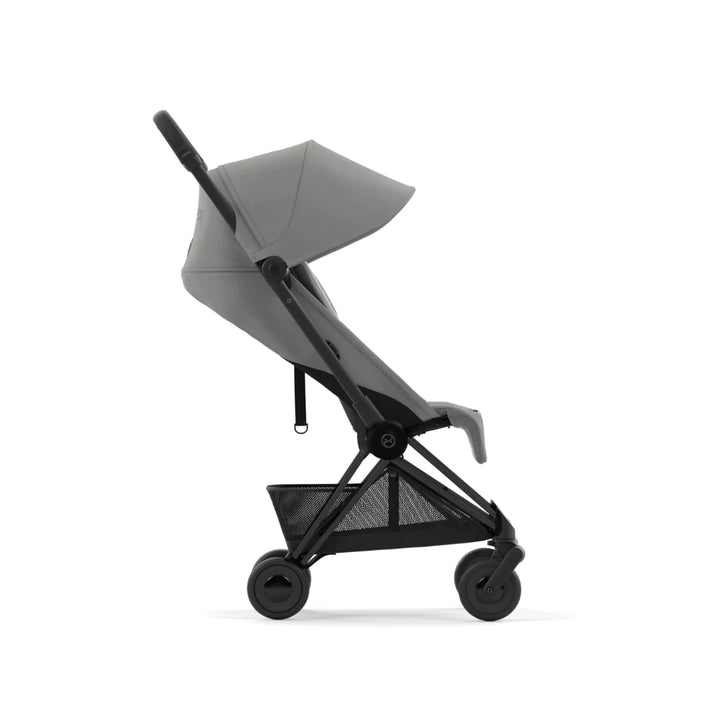 Cybex Coya Platinum Compact Stroller - Mirage Grey on Matt Black