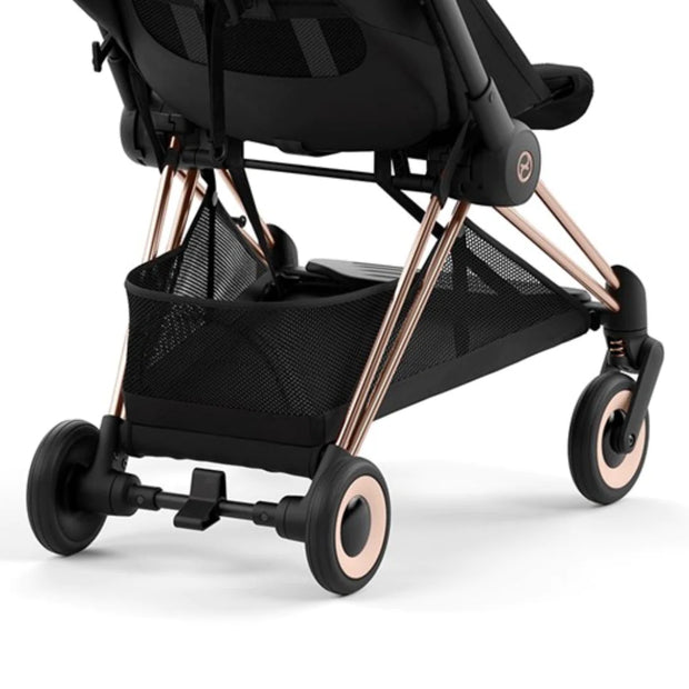 Cybex Coya Platinum Compact Stroller - Sepia Black on Rose Gold – Bambinosandbeyond
