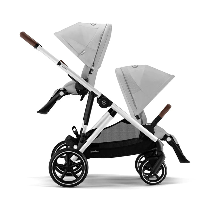 Cybex Gazelle Twin Pushchair - Lava Grey/Silver (2023)