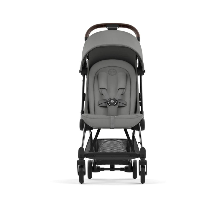 Cybex Coya Platinum Compact Stroller - Mirage Grey on Chrome