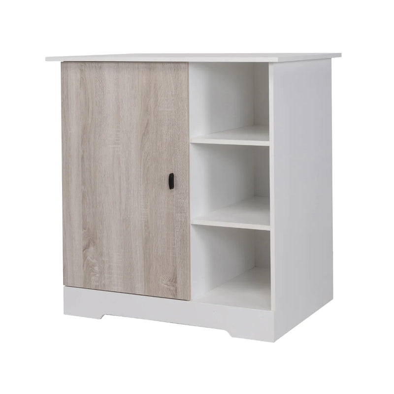 BabyStyle Verona 2 Piece Nursery Set - White/Ash COLLECTION ONLY