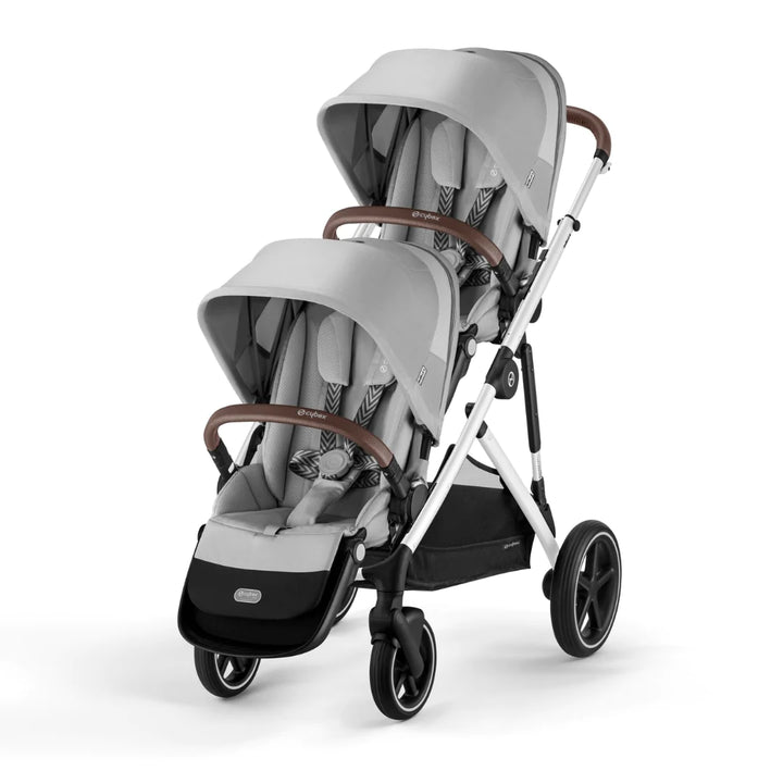 Cybex Gazelle Twin Pushchair - Lava Grey/Silver (2023)