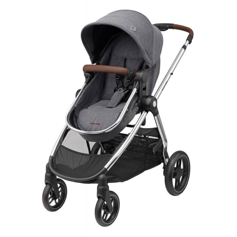 Maxi Cosi Zelia Luxe Cabriofix i-Size Travel System-Twillic Grey