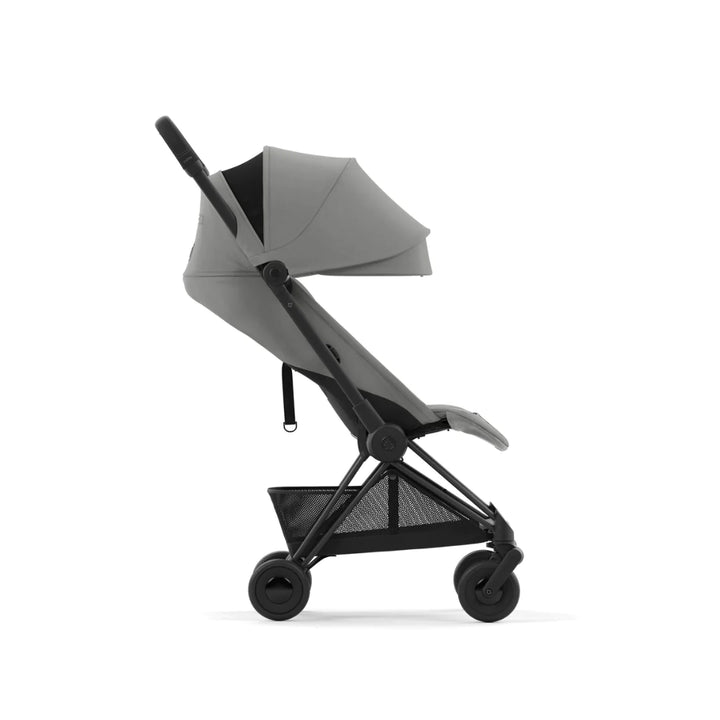 Cybex Coya Platinum Compact Stroller - Mirage Grey on Matt Black