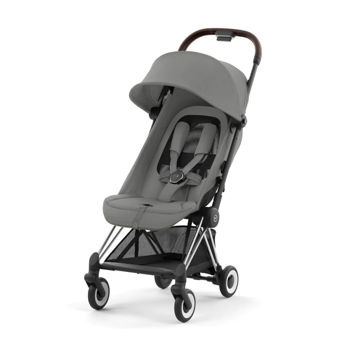 Cybex Coya Platinum Compact Stroller - Mirage Grey on Chrome