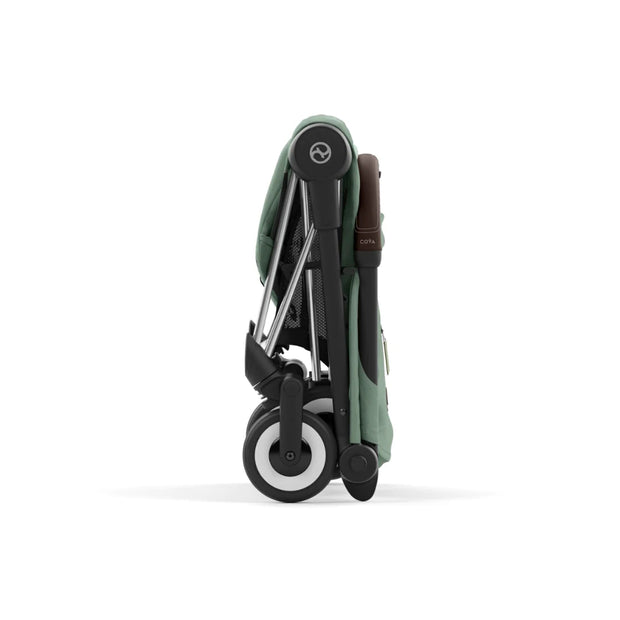 Cybex Coya Platinum Compact Stroller - Leaf Green on Chrome
