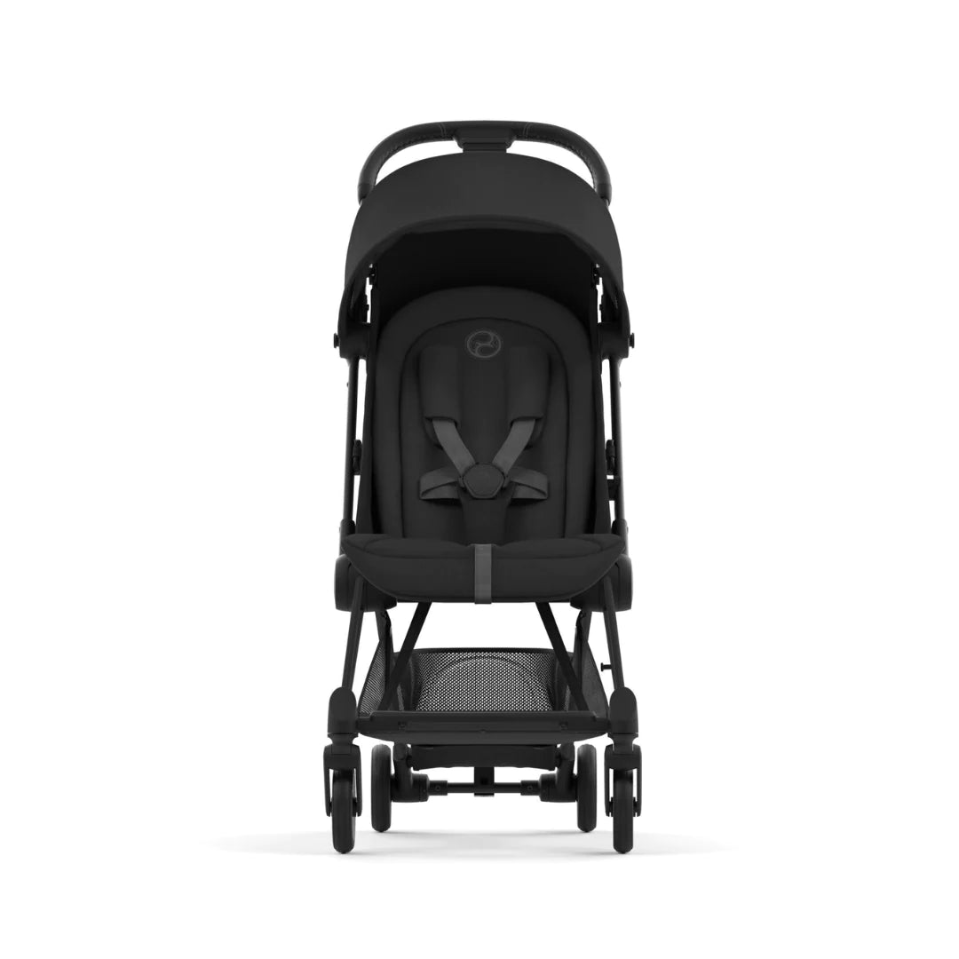 Cybex Coya Platinum Compact Stroller - Sepia Black on Matt Black