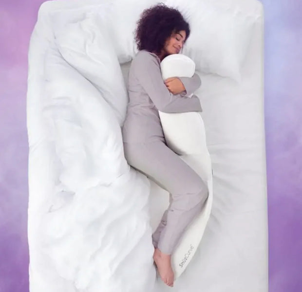 SnuzCurve Pregnancy Pillow - White