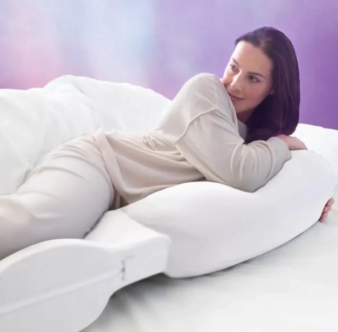 SnuzCurve Pregnancy Pillow - White