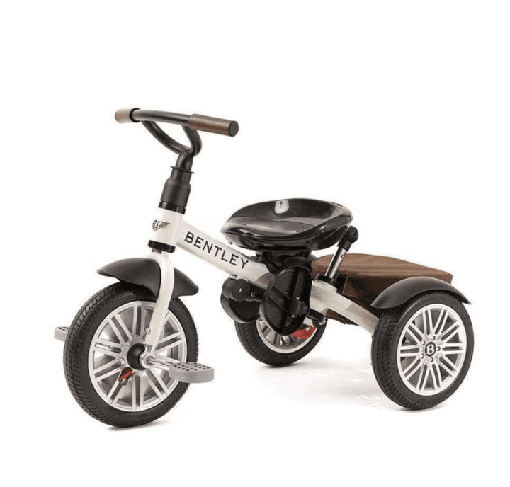 Bentley 6 in 1 Trike - Satin White / Brown