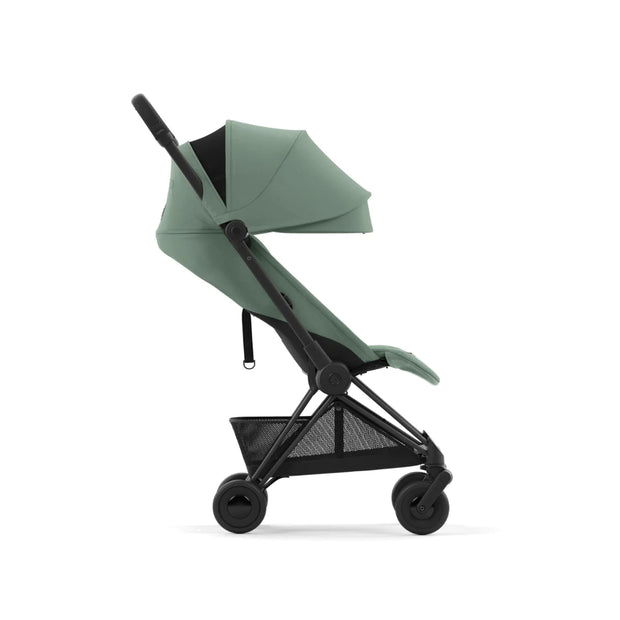 Cybex Coya Platinum Compact Stroller Leaf Green on Matt Black