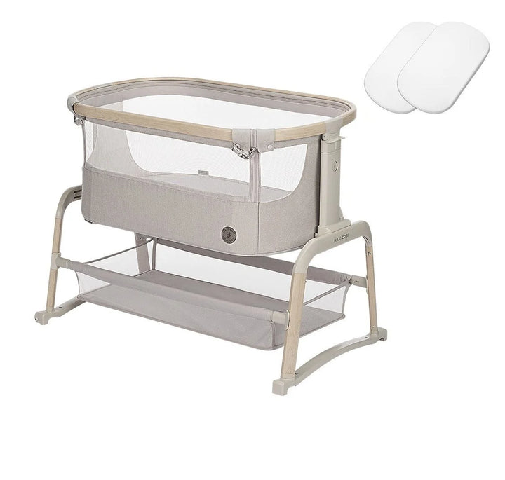 Maxi Cosi Iora Air Co-Sleeper With Sheets - Classic Beige