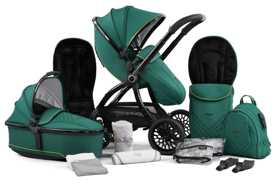 Aston Martin egg3® Luxury Travel System – Performance Green